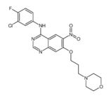 CAS 267243-64-1,N-(3-chloro-4-fluorophenyl)-7-(3-morpholin-4-ylpropoxy)-6-nitroquinazolin-4-amine, Canertinib inter.