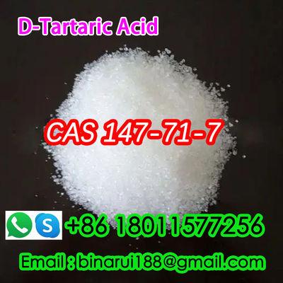 CAS 147-71-7 D-Tartaric Acid C4H6O6 (2S,3S)-Tartaric Acid Food Grade