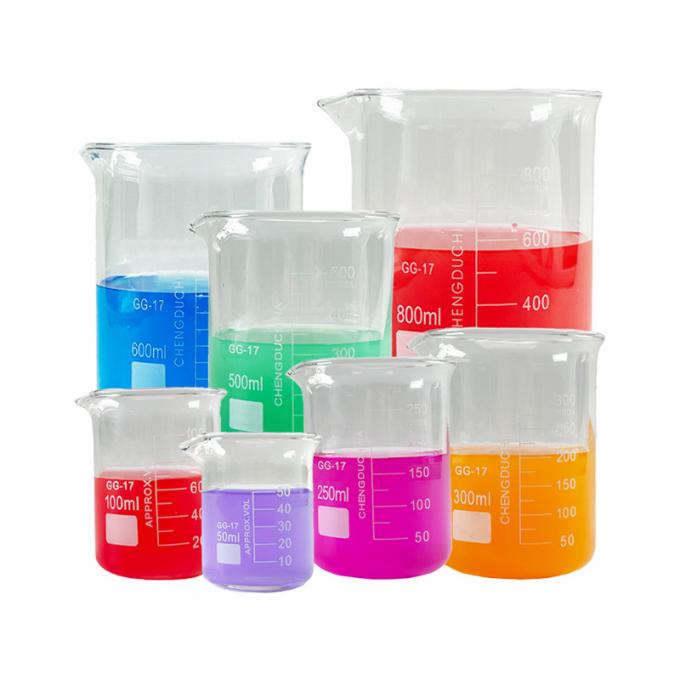 Glass Measuring Laboratory Beaker 10000ml Customizable Reagent Media Bottle