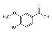 CAS 121-34-6 Vanillic acid  4-hydroxy-3-methoxybenzoic acid