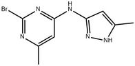 CAS 2054922-17-5 4-Pyrimidinamine, 2-bromo-6-methyl-N-(5-methyl-1H-pyrazol-3-yl)-
