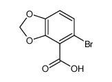 CAS 72744-56-0 Building Block Chemicals 5-bromo-1,3-benzodioxole-4-carboxylic acid