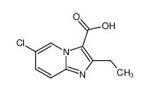 CAS 1216142-18-5 Pyridine Compounds 6-Chloro-2-Ethylimidazo[1,2-A]Pyridine-3-Carboxylic Acid