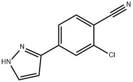 2-chloro-4-(1H-pyrazol-3-yl)benzonitrile, CAS 1297537-37-1, Darolutamide intermediate