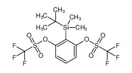 CAS 1637638-66-4, 2-(tert-butyldimethylsilyl)-1,3-phenylene bis(trifluoromethanesulfonate)