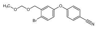 4-(4-bromo-3-((methoxymethoxy) methyl)phenoxy) benzonitrile, CAS 947162-14-3, Crisaborole intermediate