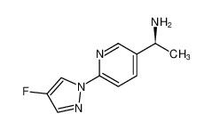 (S)-1-(6-(4-fluoro-1H-pyrazol-1-yl)pyridin-3-yl)ethan-1-amine CAS 1980023-96-8