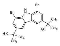 1,8‐dibromo‐3,6‐di‐tert‐butyl‐9H‐carbazole，CAS 625385-37-7