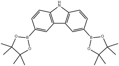 9H-Carbazole, 3,6-bis(4,4,5,5-tetramethyl-1,3,2-dioxaborolan-2-yl)-，CAS 	1958113-34-2