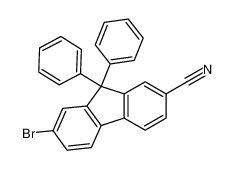 7-Bromo-9,9-diphenyl-9H-fluorene-2-carbonitrile，CAS1539314-80-1