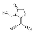 2-(3-ethyl-4-oxothiazolidin-2-ylidene)malononitrile，CAS 623558-68-9