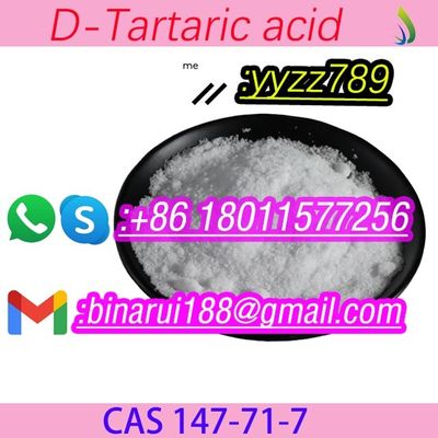 Factory Supply Food Grade D-Tartaric Acid C4H6O6 (2S,3S)-Tartaric Acid CAS 147-71-7