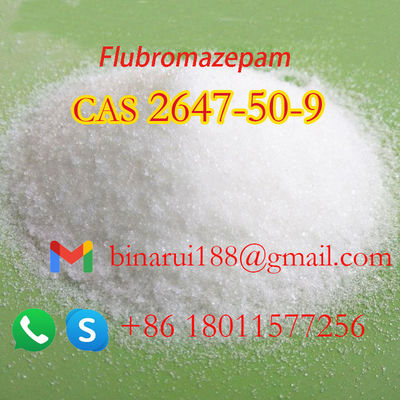 Flubromazepam CAS 2647-50-9 7-bromo-1,3-dihydro-5-(2-fluorophenyl)-2H-1,4-benzodiazepin-2-one