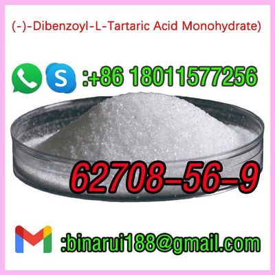 CAS 62708-56-9 L(-)-Dibenzoyl-L-tartatic acid monohydrate C18H16O9 L-DBTA pmk