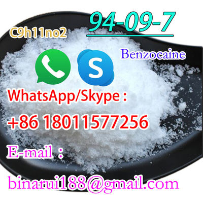 Buy 99% Benzocaine C9H11NO2 ethyl ester of p-aminobenzoic acid Cas 94-09-7
