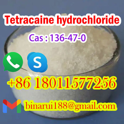 CAS 136-47-0 Tetracaine Hydrochloride / Tetracaine HCl Tetracaine HCl Pharmaceutical Raw Materials